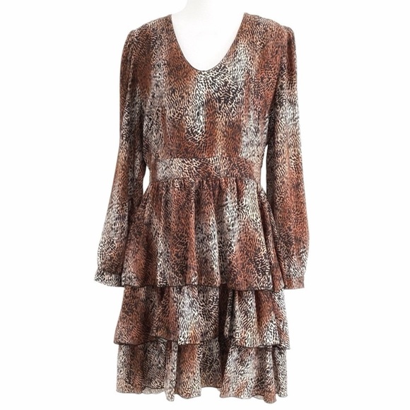 Dresses & Skirts - 40% OFF Italian Designer Marely Lepard Print Dress, size Large to Medium